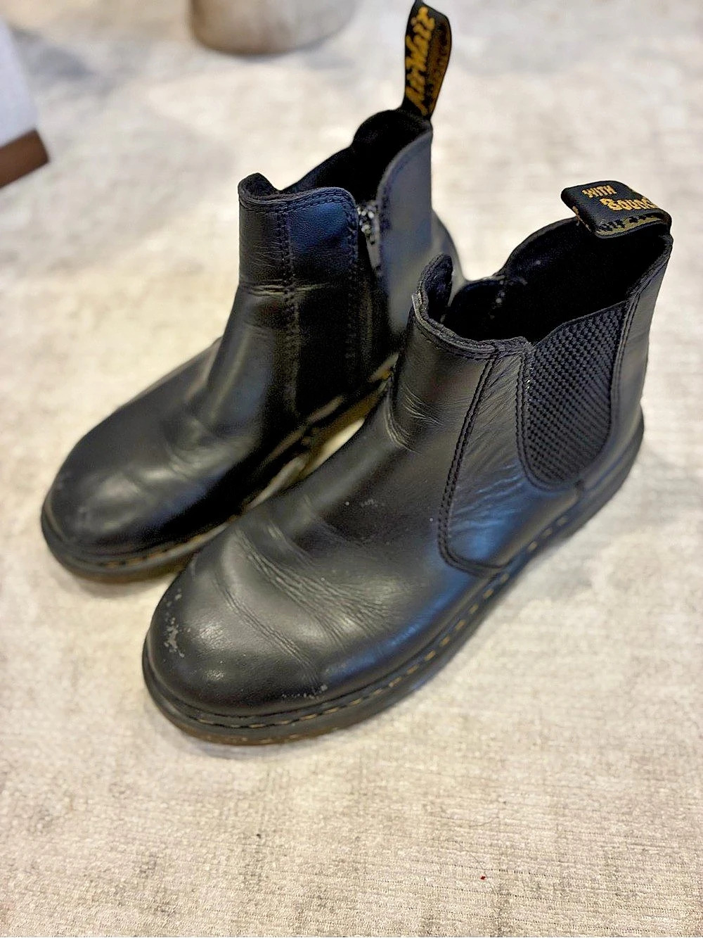 Dr. Martens 2976 Zip Chelsea Boots Black